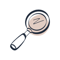 magnifying glass sketch
